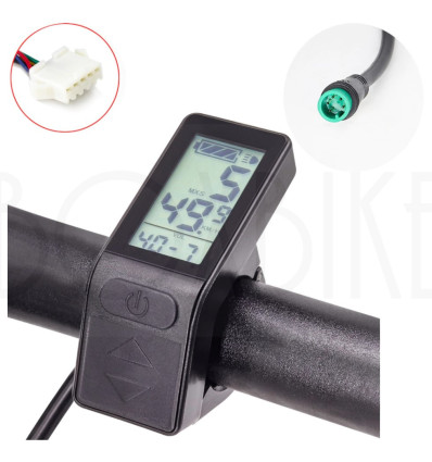 KT-LCD4 display för elcykel - JULET / SM5Y kontakt