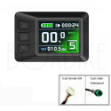 KT-LCD7 LCD display för elcykel - JULET / SM5Y kontakt