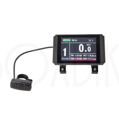 KT-LCD8HU LCD display för elcykel - JULET / SM5Y kontakt