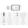 KT-LCD8HU LCD display för elcykel - JULET / SM5Y kontakt