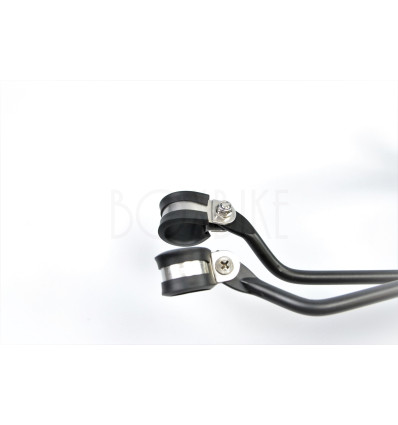 Klämma med gummibeläggning för pakethållare - 16mm Ø