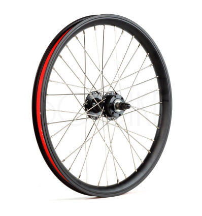 20" framhjul till lådcykel - 30mm svart fälg