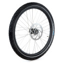24" framhjul med vinterdäck till lådcykel - plus4