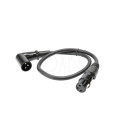 XLR 3-stift vinkeladapter för STD plus4