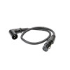 XLR 3-stift vinkeladapter för STD plus4