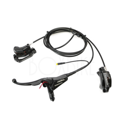Tektro Auriga Twin HD-E745 - 180mm højre / venstre - komplet sæt til ladcykel Kr 2399,-