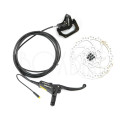 Tektro Auriga+ HD-E740 - bagbremse kit til ladcykel - 180mm