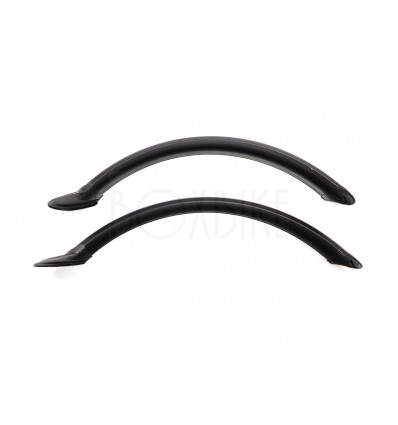 Framskärmar för STD plus4 lådcykel - mattsvart