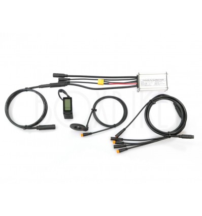 Elcykel kontrollersats - KT 36-48V / 250W - 9-pin navmotor - Julet
