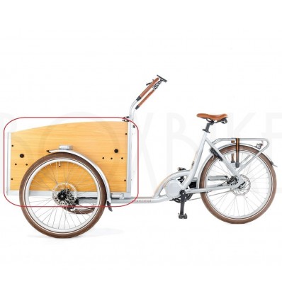 Kasse / lys brune sider til STD plus4 ladcykel - 2024- 1 199 DKK